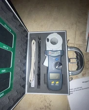 Megger DET20C Digital Earth Test Clamp Full Case With Software, Cables, Papers