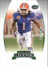 2007 Press Pass Legends Silver #16 Reggie Nelson RC Rookie Card /499