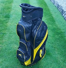 PowaKaddy Dri Edition Cart Golf Bag Black/Yellow 14-Way Divider System