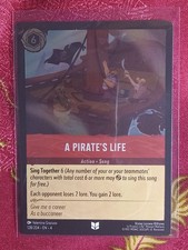 FOIL A Pirate's Life 128/204 Ursula's Return Lorcana TCG Card action song