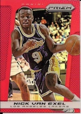 2013-14 Panini Prizm Target Red Prizm #225 Nick Van Exel Lakers
