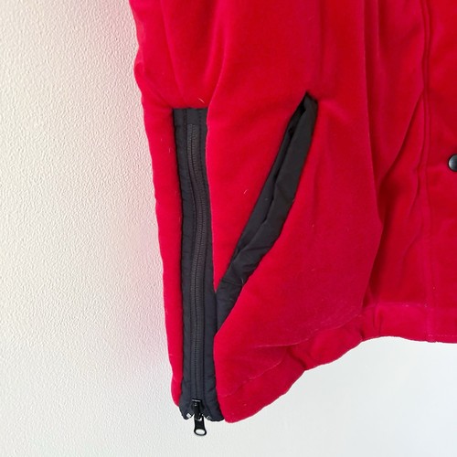 Vtg Nike Jacket Boys Large 14-16 Black Red Reversible Hooded Coat Youth Gray Tag - Picture 14 of 23