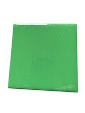 Emerald Green Ceramic Tile 4.25 inch Subway Square Vintage Mid Century Modern
