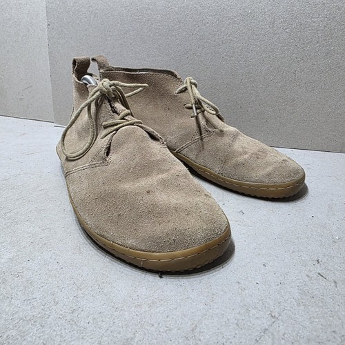 VIVOBAREFOOT GOBI WOMEN'S SUEDE LEATHER LACED UP TRAINERS BEIGE SIZE UK8 EU42 - Picture 4 of 15