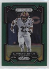 2023 Panini Prizm Green Prizm Darrick Forrest Jr #296 0y59