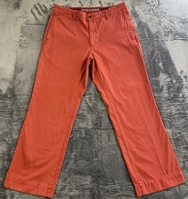 Vintage Dockers D3 Classic Fit Burgundy Red Pants 34x30 Straight Leg 100% Cotton