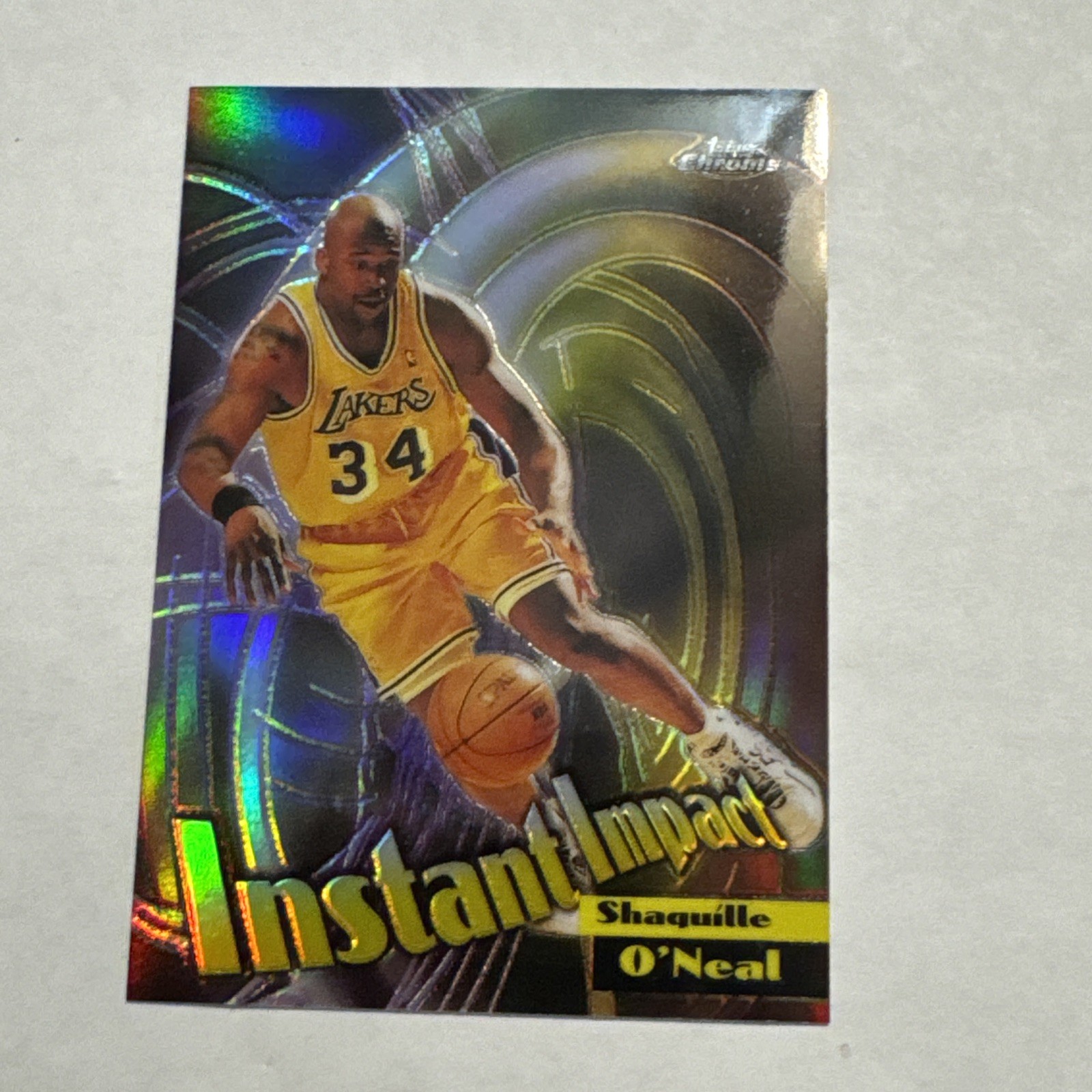 1998-99 Topps Chrome #I5 Shaquille O'Neal Instant Impact Refractors