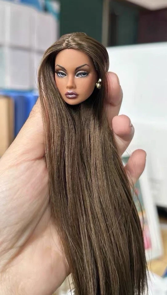 OOAK Poppy Parker Repaint Custom Art Doll Head ~Only Head ~Xia - Image 4 of 4