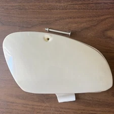 Honda battery side bare cover panel C70 Passport Deluxe 1980 -1981 w/ knob H2734