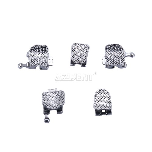 AZDENT Dental Orthodontic Self-ligating Brackets 0.022 MBT/Roth 345 With hook - Picture 8 of 19