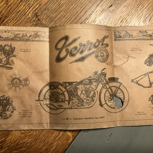Rare Catalogue 1931 Moto Motorcycles TERROT - Picture 3 of 3