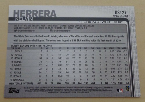 2019 Topps Update Series - SINGLES #US100 to #US147 - Picture 56 of 90