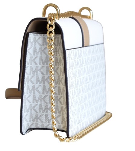 Michael Kors Tasche Bag GREENWICH SM FLAP XBODY Umhängetasche light cream multi - Bild 6 von 12