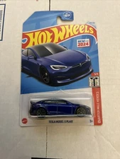 2024 Hot Wheels Blue Tesla Model S Plaid, 238/250 | Quarter Mile Heroes 5/5