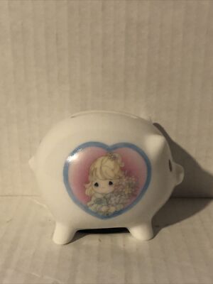 Enesco Precious Moments Collectors Club Piggy Bank 2001