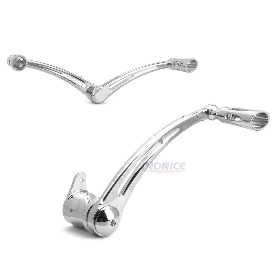 Palancas de cambio de freno de corte CNC punta de talón para Harley Road Street Glide King 97-07 Foto 2 de 4