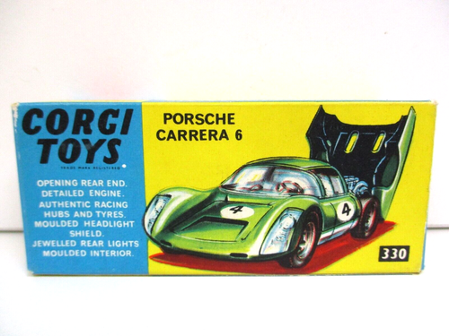 CORGI TOYS - PORSCHE CARRERA 6 RACE CAR - DIECAST - ORIGINAL BOX - Picture 15 of 19