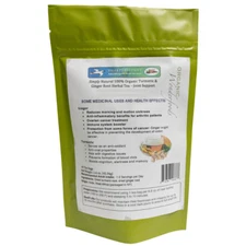 Turmeric Ginger Herbal Tea (Te de Curcuma y Jengibre), 30 Tea Bags, All Natural