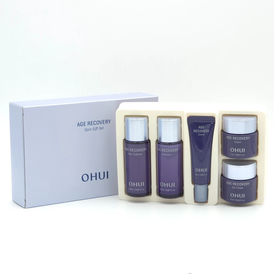 O HUI Age Recovery 5pcs Gift Set Anti Wrinkle Cream Emulsion Toner K-Beauty - Image 2 of 4