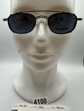 New Vintage Revolution Eyewear With SunShade RE050 Matte Black 44 20 135