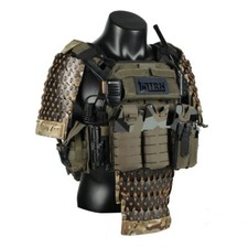Tactical Armor Industrial Chinese Style Armguards + Shoulders+Crotch Protectors