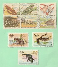 Lot Timbres : Reptiles