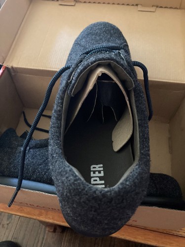 CAMPER MEN’S PELOTAS Ariel 16002-242 Tweed Bosioro/Ariel Negro SZ 13 NEW IN BOX - Picture 4 of 4