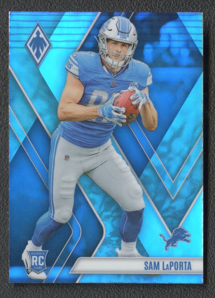 2023 Panini Phoenix Sam LaPorta RC Silver Prizm Lions Rookie #115