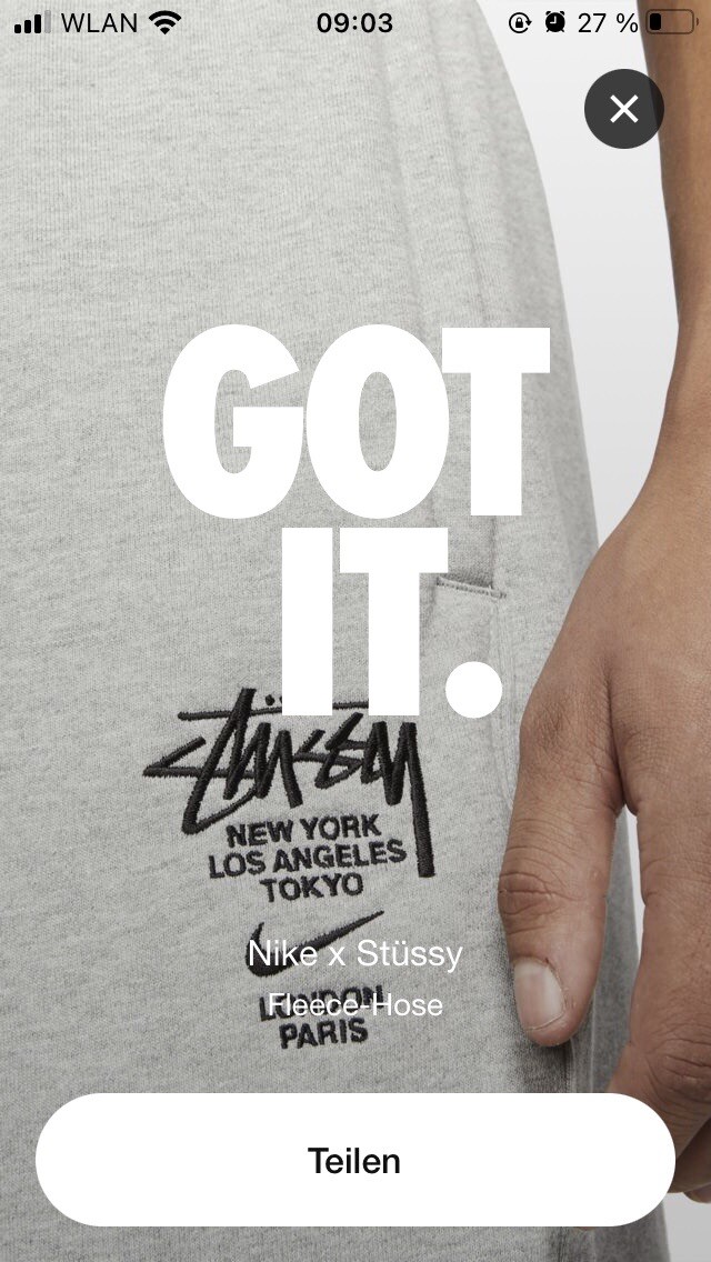 nike stussy fleece