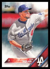 2016 Topps #494 Luis Avilan Los Angeles Dodgers
