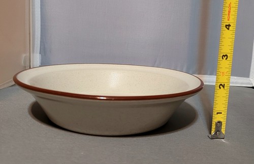 Noritake Stoneware Desert Flowers Cereal Bowl Made In Japan 1970s - Picture 6 of 6