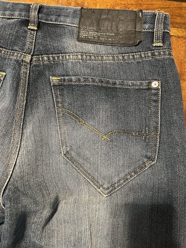 Rocawear Jeans Uomo 34x30 Blu Vestibilità Larga Baggy Denim Hip Hop Y2K Skate - Foto 15 di 16