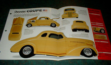 1938 Chevy Custom Coupe Spec Sheet Brochure Photo Info Hot Rod 38 Nhra 2 Door 1938 Chevy Custom Coupe Spec Sheet Brochure Photo Info Hot Rod 38 Nhra 2 Door