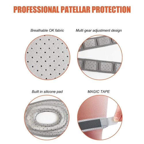 Knee Brace Support Neoprene Patella Stabilizing Compression Straps Adjustable US - Picture 6 of 13