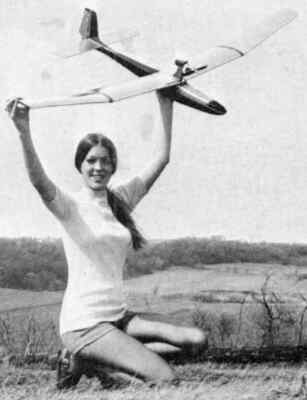 Ace High Powered Glider 70'' Wingspan Model Airplane Printed Plans