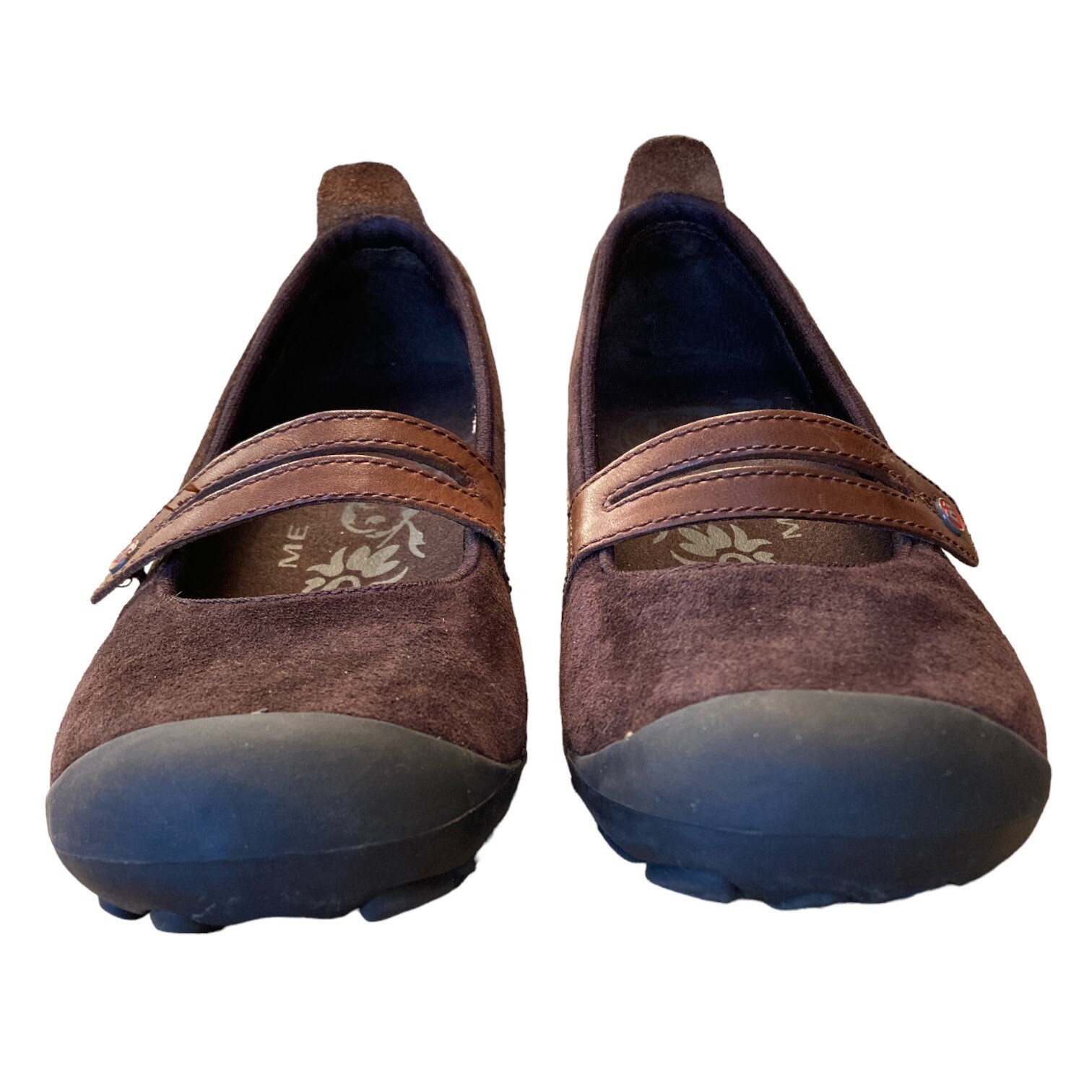 Scarpe con zeppa Merrell Plaza Bandeau Espresso da donna taglia 9 5 Mary Jane marrone