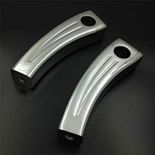 Chrome 7" Motorcycle Handlebar Risers For Harley Honda Kawasaki Suzuki