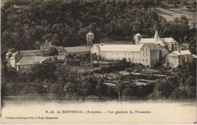 Postkarte Bonneval - Gesamtansicht des Klosters (133460)
