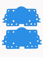 Holley Carburetor 108-27-2 Metering Plate Gasket 4160 Non Stick Blue 2 Pack G64 Holley Carburetor 108-27-2 Metering Plate Gasket 4160 Non Stick Blue 2 Pack G64