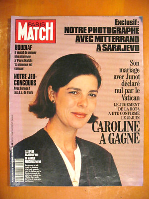 Paris Spiel 2250 - 09.7.1992 - Caroline Hochzeit mit Junot vom Vatikan für unentschieden erklärt
