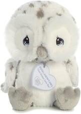 Aurora - Precious Moments - 7.5" Nigel Snowy Owl Adorable Stuffed Animal