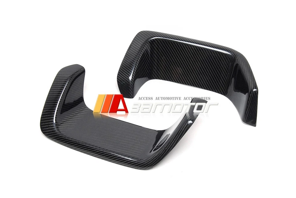 Carbon Fiber Rear Bumper Exhaust Heat Shield fits 08-14 Subaru WRX GRB GVB Wagon - Image 2 of 4