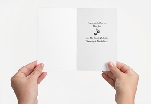 Non photo christmas cards and envelopes