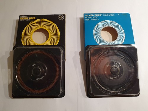 2 Silver Reed printwieltjes / daisywheels - Afbeelding 3 van 4