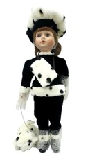 Heritage Signature Collection "Danielle" Dalmatian Doll (porcelain) W/COA (#1)