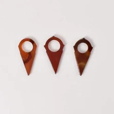 3 Carnelian Stone Talhakimt Pendant