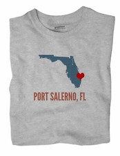 Port Salerno Florida FL T-Shirt HEART