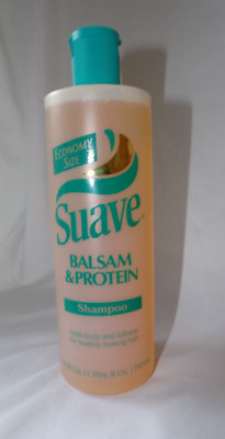 Suave Balsam & Protein Shampoo 24 oz  Economy Size Body and Fullness Vintage