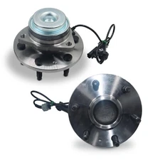 Pair Front Wheel & Bearing Hub for 2007-2014 Chevy Silverado GMC Sierra 1500 2WD