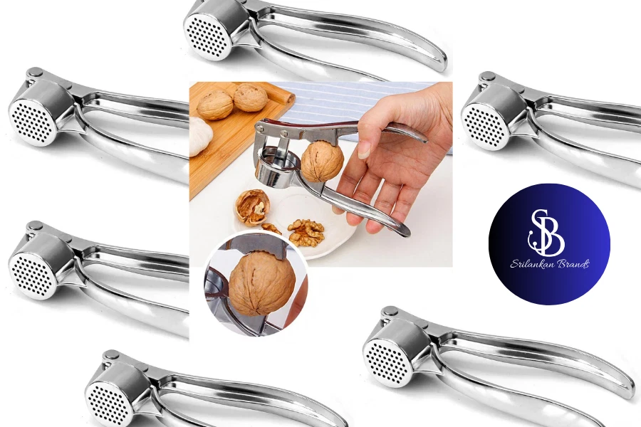 Garlic Crusher Squeezer Manual Press Stainless Steel Masher Mincer Kitchen Tool
Opens in a new windo